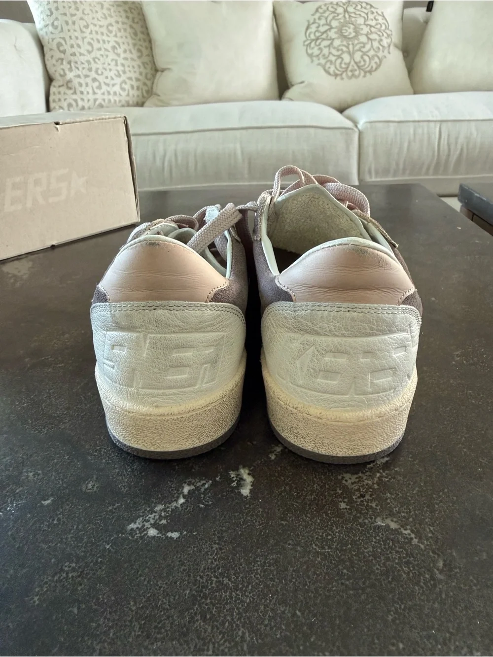 Golden Goose Ball Star Floral Embroidered Sneakers Size 36 | NEW IN BOX - Picture 6 of 10